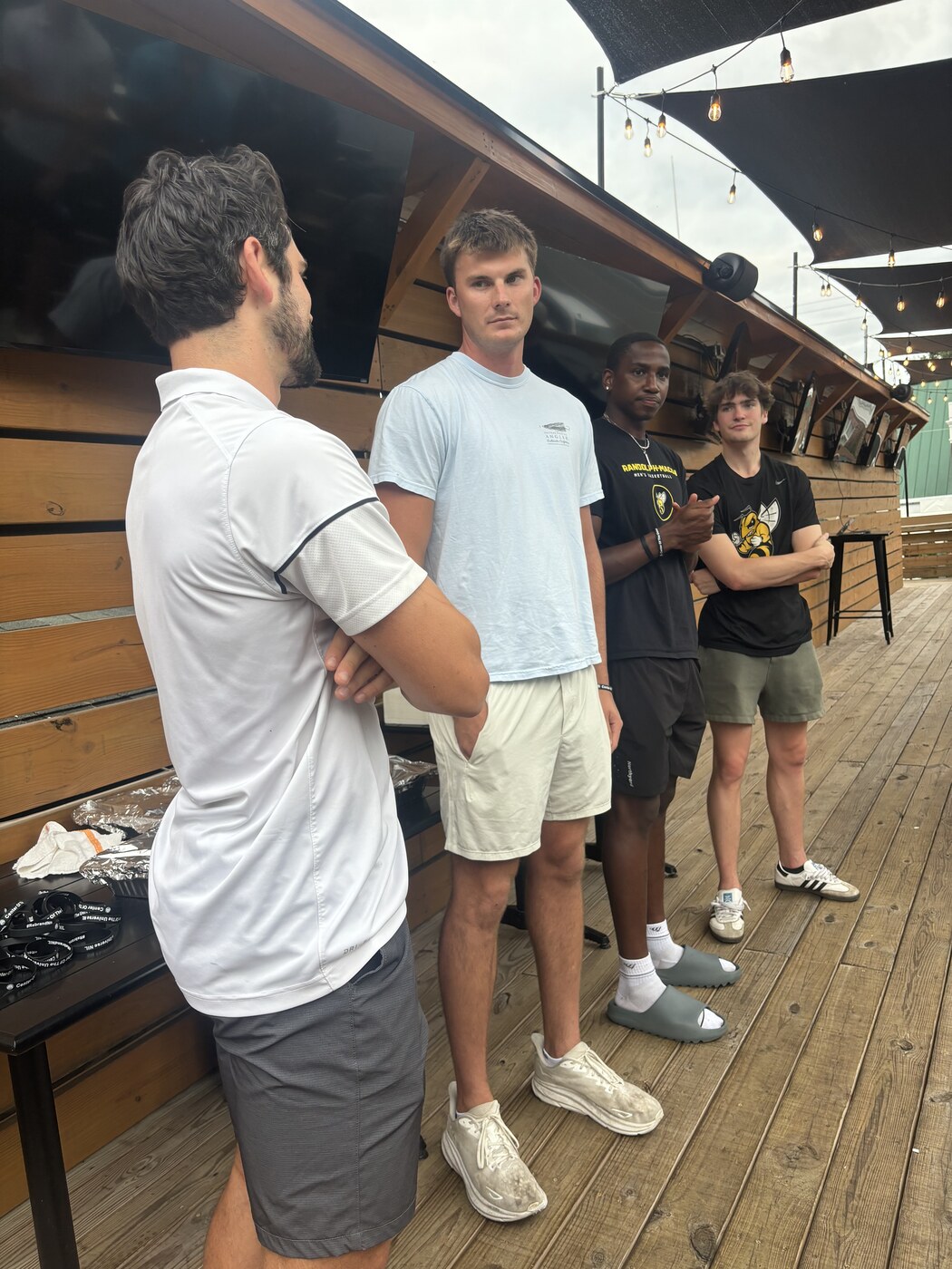 Randolph–Macon men's basketball student-athletes at the COTU NIL opening