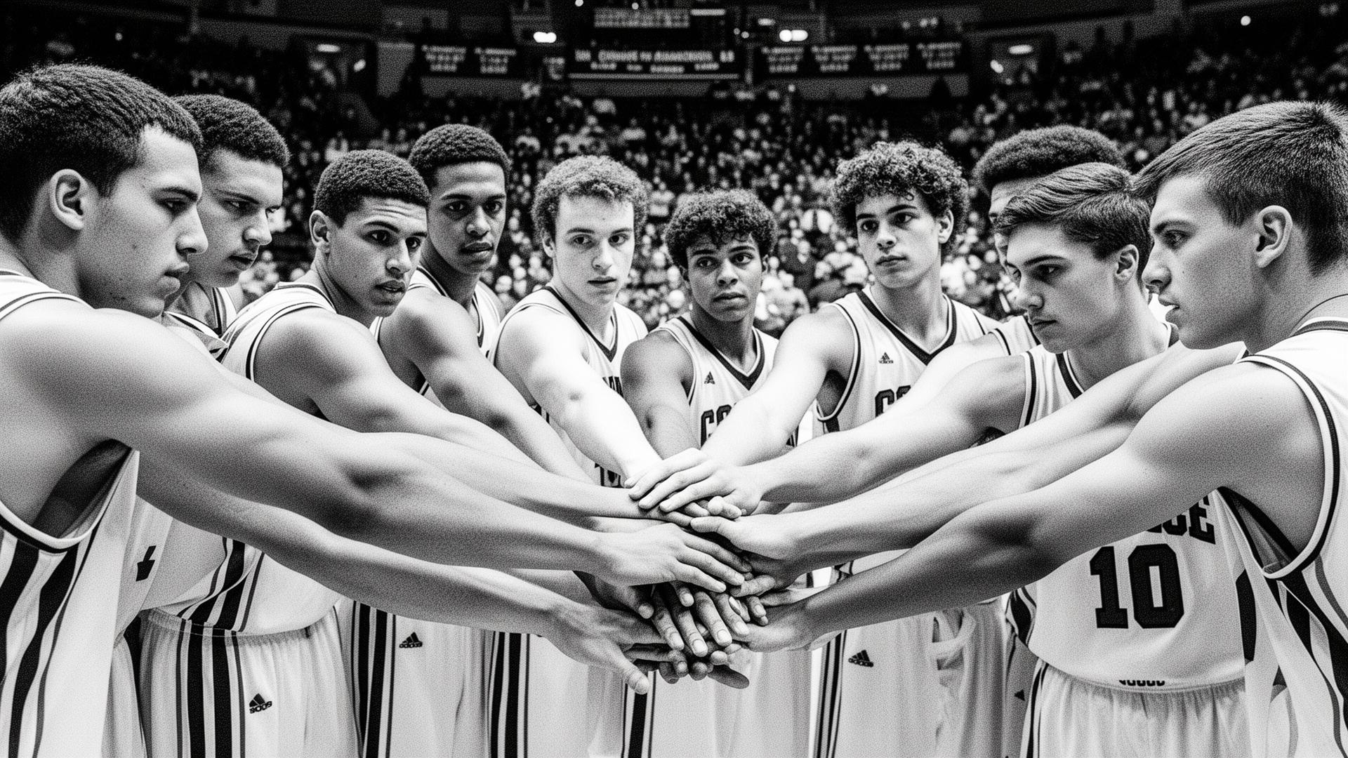 Team huddle